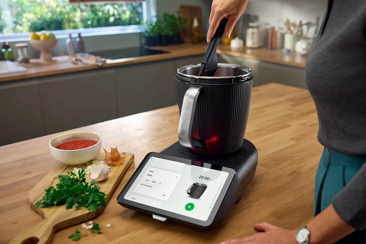 thermomix in use